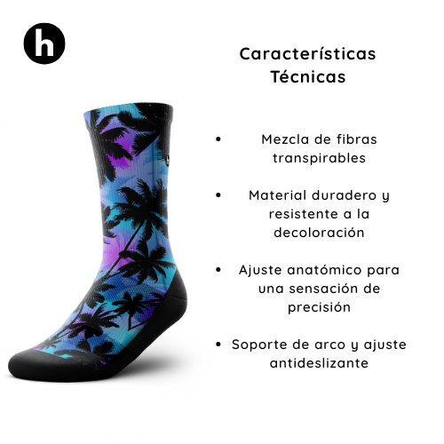 Calcetines Performance - Palm Tree Sky